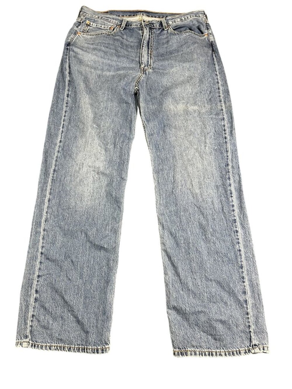 Levi's 565 Mens Loose Fit Jeans W36 L34 Light Wash